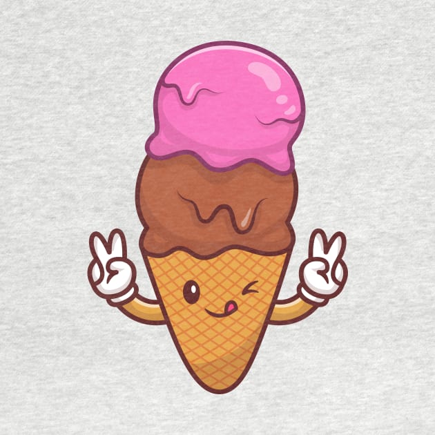 Cute Ice Cream Cone by Catalyst Labs